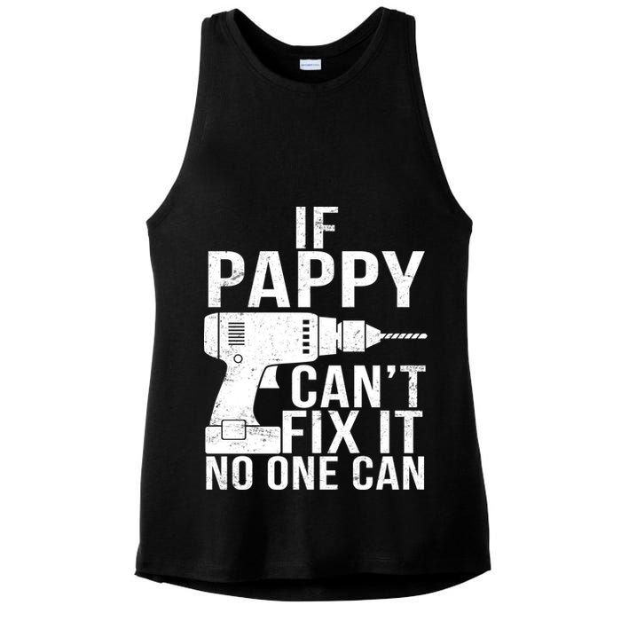 If Pappy Can't Fix It No One Can Ladies PosiCharge Tri-Blend Wicking Tank
