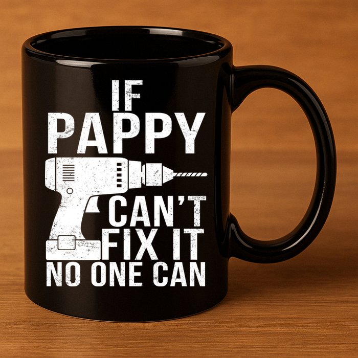 If Pappy Can't Fix It No One Can 11oz C Handle Ceramic Mug