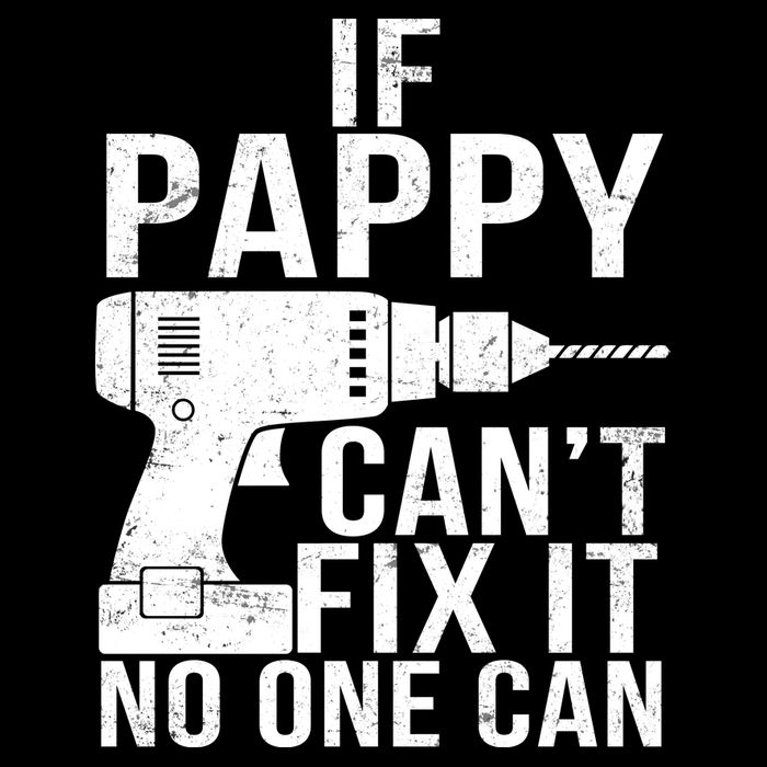 If Pappy Can't Fix It No One Can Cropped Pullover Crew