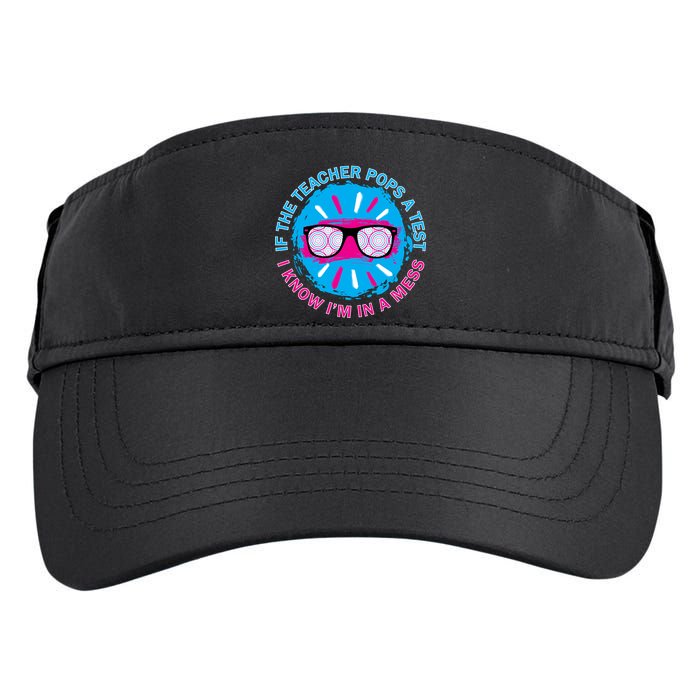 If The Teacher Pops A Test I Know I'm In A Mess Adult Drive Performance Visor