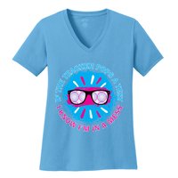 If The Teacher Pops A Test I Know I'm In A Mess Women's V-Neck T-Shirt
