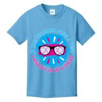 If The Teacher Pops A Test I Know I'm In A Mess Kids T-Shirt