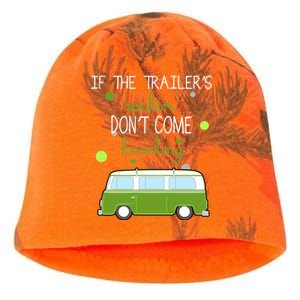 If The Trailers Rockin Don't Come Knockin Kati - Camo Knit Beanie