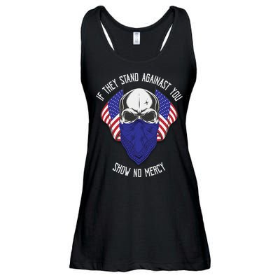 If They Stand Against Show No Mercy Ladies Essential Flowy Tank