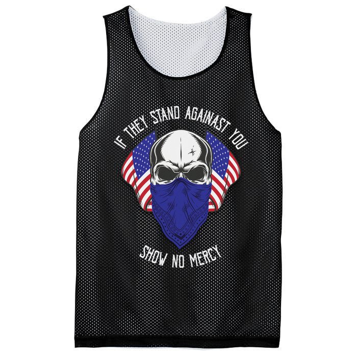 If They Stand Against Show No Mercy Mesh Reversible Basketball Jersey Tank
