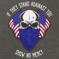 If They Stand Against Show No Mercy Cotton Canvas Backpack