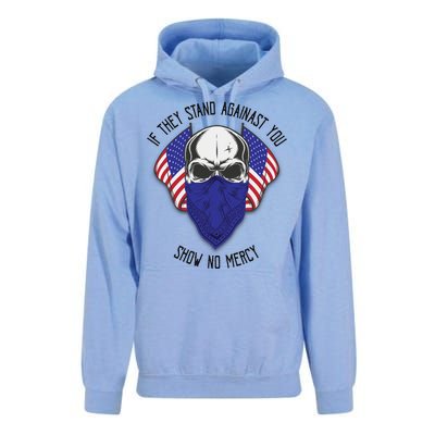 If They Stand Against Show No Mercy Unisex Surf Hoodie