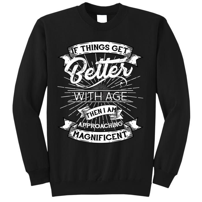 If Things Get Better With Age Then I Am Approaching Magnificent  Sweatshirt