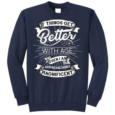 If Things Get Better With Age Then I Am Approaching Magnificent  Sweatshirt