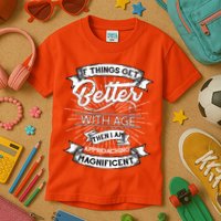 If Things Get Better With Age Then I Am Approaching Magnificent  Kids T-Shirt