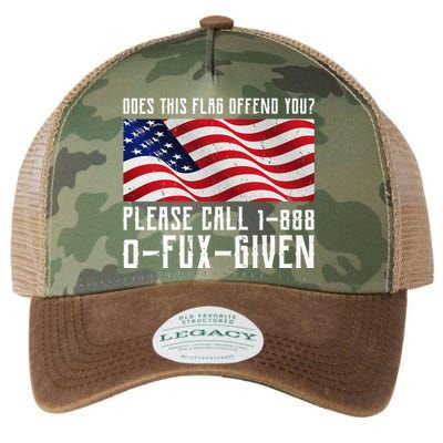 If This Flag Offend You Call 1 888-0-Fux-Given Legacy Tie Dye Trucker Hat