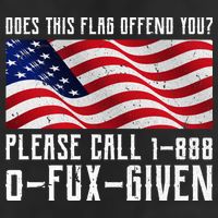 If This Flag Offend You Call 1 888-0-Fux-Given 7 Panel Mesh Trucker Snapback Hat