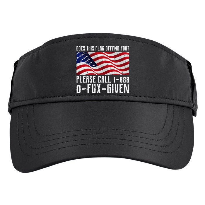 If This Flag Offend You Call 1 888-0-Fux-Given Adult Drive Performance Visor