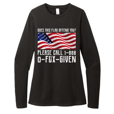 If This Flag Offend You Call 1 888-0-Fux-Given Womens CVC Long Sleeve Shirt