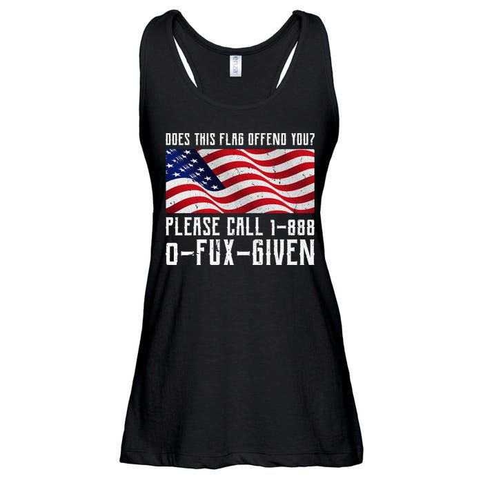 If This Flag Offend You Call 1 888-0-Fux-Given Ladies Essential Flowy Tank