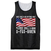 If This Flag Offend You Call 1 888-0-Fux-Given Mesh Reversible Basketball Jersey Tank