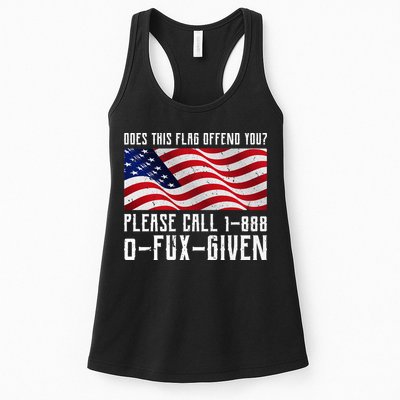 If This Flag Offend You Call 1 888-0-Fux-Given Womens Tank Top