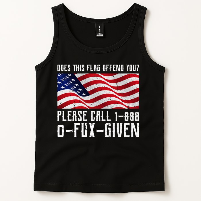 If This Flag Offend You Call 1 888-0-Fux-Given Tank Top