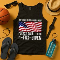 If This Flag Offend You Call 1 888-0-Fux-Given Tank Top