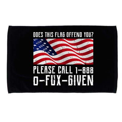 If This Flag Offend You Call 1 888-0-Fux-Given Microfiber Hand Towel