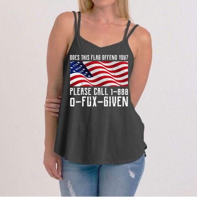 If This Flag Offend You Call 1 888-0-Fux-Given Women's Strappy Tank