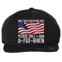 If This Flag Offend You Call 1 888-0-Fux-Given Wool Snapback Cap