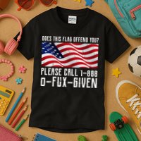 If This Flag Offend You Call 1 888-0-Fux-Given Kids T-Shirt