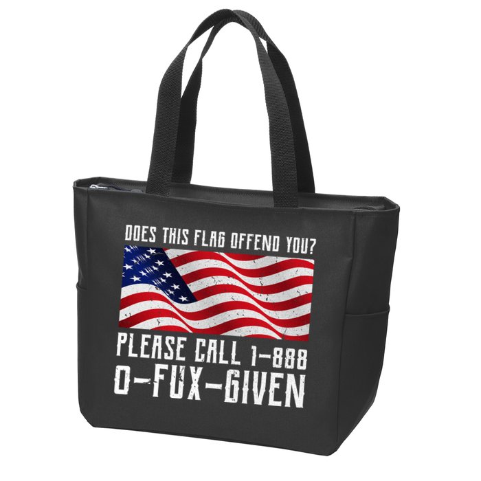 If This Flag Offend You Call 1 888-0-Fux-Given Zip Tote Bag