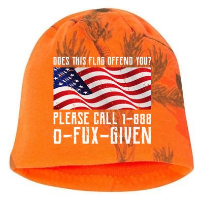 If This Flag Offend You Call 1 888-0-Fux-Given Kati - Camo Knit Beanie