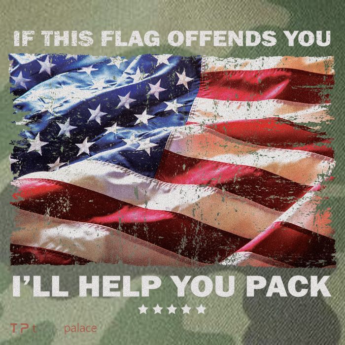 If This Flag Offends You I'll Help You Pack Legacy Tie Dye Trucker Hat