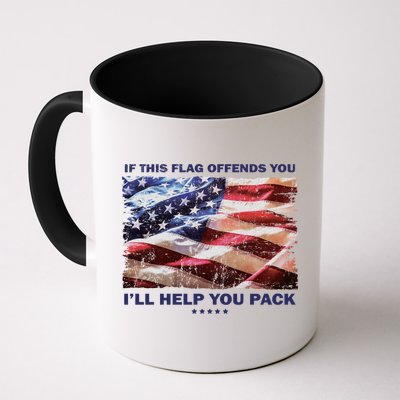 If This Flag Offends You I'll Help You Pack Mug
