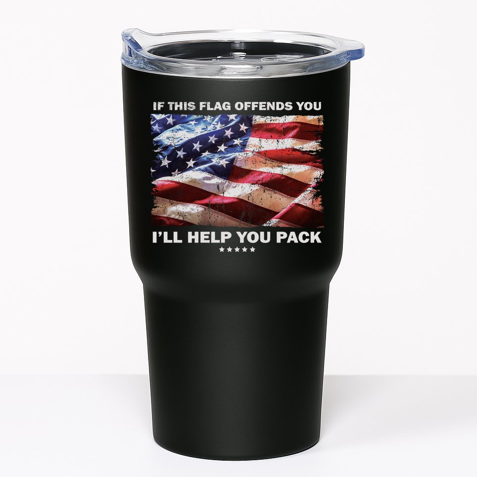 If This Flag Offends You I'll Help You Pack Tumbler