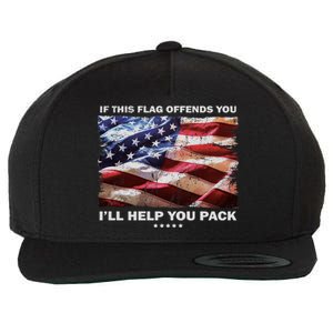 If This Flag Offends You I'll Help You Pack Wool Snapback Cap