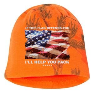 If This Flag Offends You I'll Help You Pack Kati - Camo Knit Beanie