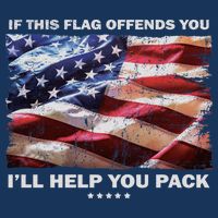 If This Flag Offends You I'll Help You Pack Cool Comfort Performance Bucket Hat