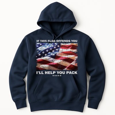 If This Flag Offends You I'll Help You Pack Hoodie
