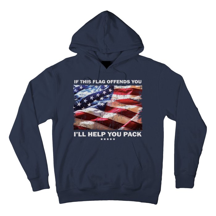 If This Flag Offends You I'll Help You Pack Hoodie