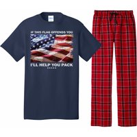 If This Flag Offends You I'll Help You Pack Pajama Set