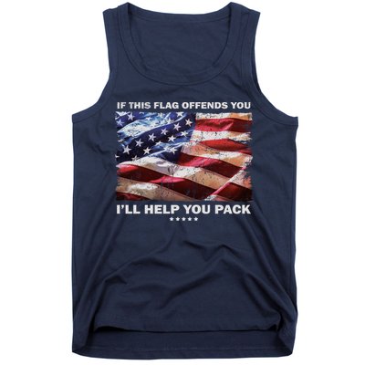 If This Flag Offends You I'll Help You Pack Tank Top