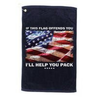 If This Flag Offends You I'll Help You Pack Golf Towel