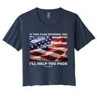 If This Flag Offends You I'll Help You Pack Crop Top