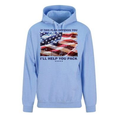 If This Flag Offends You I'll Help You Pack Unisex Surf Hoodie