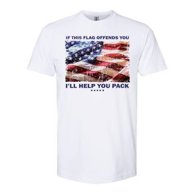 If This Flag Offends You I'll Help You Pack Softstyle CVC T-Shirt