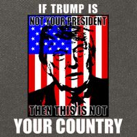 If Trump is Not Your President Then This is Not You Country Cotton Canvas Backpack