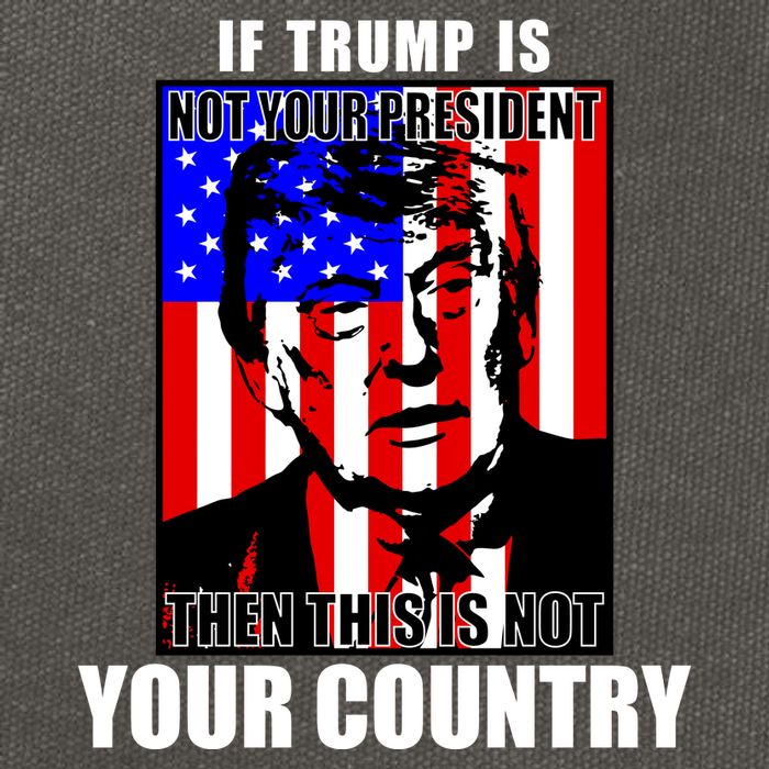 If Trump is Not Your President Then This is Not You Country Cotton Canvas Backpack