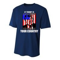 If Trump is Not Your President Then This is Not You Country Youth Performance Sprint T-Shirt