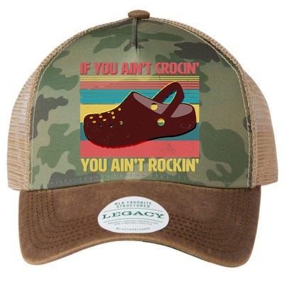 If You Ain't Crocin' You Ain't Rockin' Legacy Tie Dye Trucker Hat