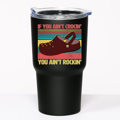 If You Ain't Crocin' You Ain't Rockin' Tumbler