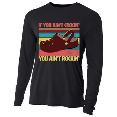 If You Ain't Crocin' You Ain't Rockin' Cooling Performance Long Sleeve Crew