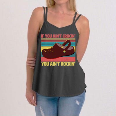 If You Ain't Crocin' You Ain't Rockin' Women's Strappy Tank